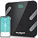 Pohl Schmitt Bluetooth Body Fat Scale, Smart Wireless BMI Bathroom Weight Scale Body Composition Monitor Health Analyzer with Smartphone App for Body Weight, Fat, Water, BMI, BMR, Muscle Mass - White