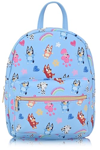 Fast Forward Bluey Backpack for Boys, Girls, Women, Men, Unisex | Cute PU Leather 10