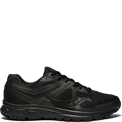Saucony Men's Cohesion 11 Running Shoe, Black, 9 Medium US
