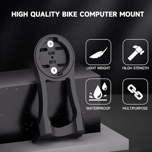 Image of Bike Computer Mount for Garmin - Out Front Combo Mount for Wahoo Elemnt,Wahoo Elemnt Bolt, Wahoo Elemnt Mini, Bryton Cateye, Gopro and Bike Light Adapter