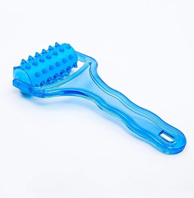 Acupression Handy Muscle Roller Massager for Pain Relief | Deep Tissue Acupressure Roller Stick for Neck, Back, Arms, Legs & Body | Easy-Grip Manual Massage Roller for Muscle Relaxation & Blood Circulation (Multicolour) 1