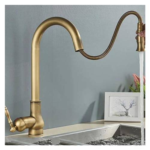Robinet de cuisine en laiton au charme authentique pour sublimer votre pièce