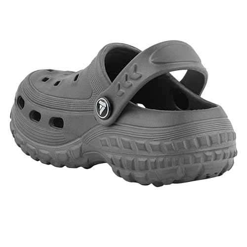Image of FUEL Poddle Comfortable Indoor & Outdoor Casual Garden Clogs, Soft Cushioned Footbed and Lightweight EVA Slip-On Kids Clogs for Boys & Girls