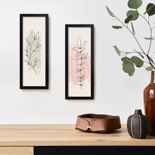 Image of LaVie Home 4x12 Picture Frame for Wall Display, 4x12 Black Picture Frame with HD Plexiglas, 4 x 12 Frame 1 Pack, Display Frame for Vertical or Horizontal, Classic Collection