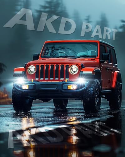 Image of Diffused LED Pods, AKD Part 2Pcs 3 inch 40W CREE LED Auxiliary Work Light Pods Scene Lights Ditch Camper Fishing Area Lights for Trucks Pickup Camper Tractor Trailer UTV SUV Boat