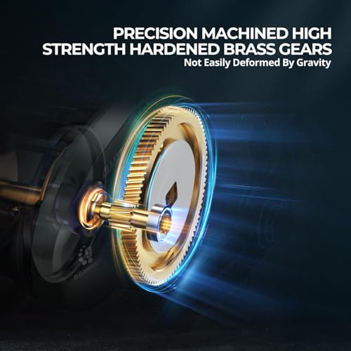 image for Piscifun Alijoz 400 Baitcaster Fishing Reel, 35Lbs Max Drag Aluminum A