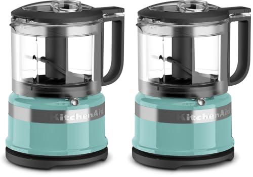 Image of KitchenAid 3.5 Cup Food Chopper KFC3516AQ, Aqua Sky (Pack of 2)