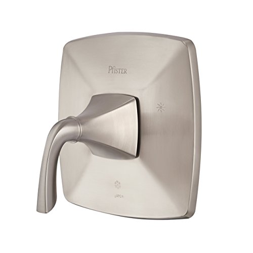 Pfister Bronson Single Handle Shower Faucet Valve Trim Kit Brushed Nickel Finish ADA Compliant Tub and Shower Handle Replacement with Secure Pfit Hub Valve Not Included R891BSK by Pfister - Used condition - US$57.06