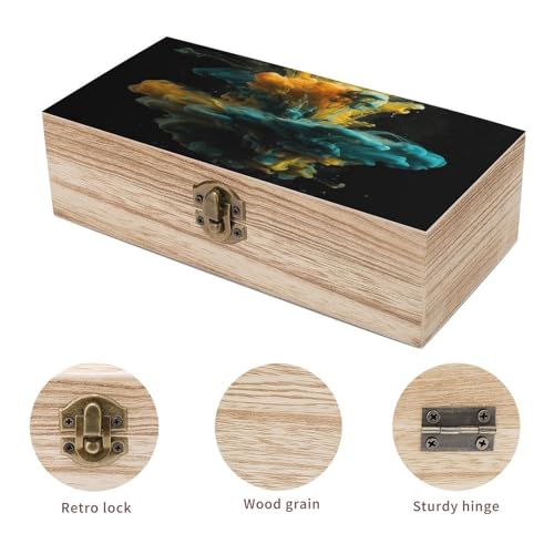 Coffre de rangement en bois rétro, le cadeau idéal pour boîte à souvenirs