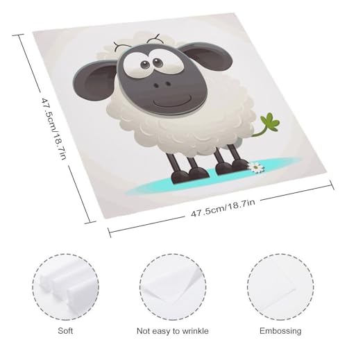 Servilletas de Tela Reutilizables 18x18 Pulgadas Set x4 miniatura 2