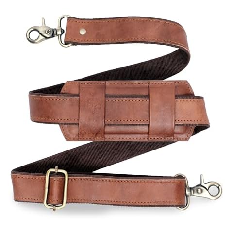 JINALEXIA Leather Adjustable Shoulder Strap Cover