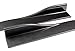 Q1-TECH, 9PCS Front Bumper Lip & Side Skirt Extensions Diffuser Compatible with Subaru Impreza 2017-2019, Front Bumper Lip Air Chin Body Spoiler Splitter ABS (Painted Carbon)