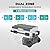 Alpicool Portable Refrigerator for Car, 12 Volt Refrigerator with Wheel 42 Quarts Car Refrigerator Dual Zone Independent Control, Portable Car Fridge 12V/24V Electric Cooler for Camping