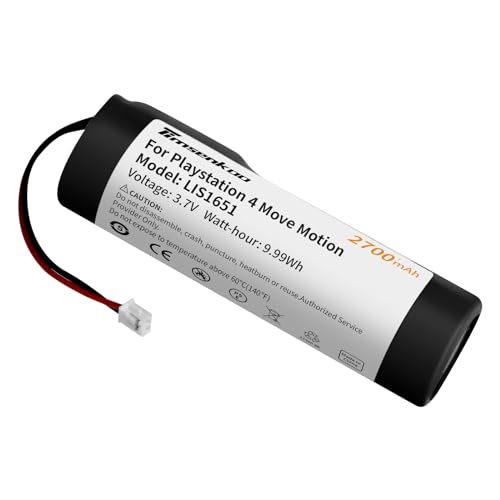 Timsenkoo Upgraded 2700Mah Lis1651 Lis1654 Battery Replacement For Sony Ps4 Playstation 4 Move Motion Controller Battery thumb #4