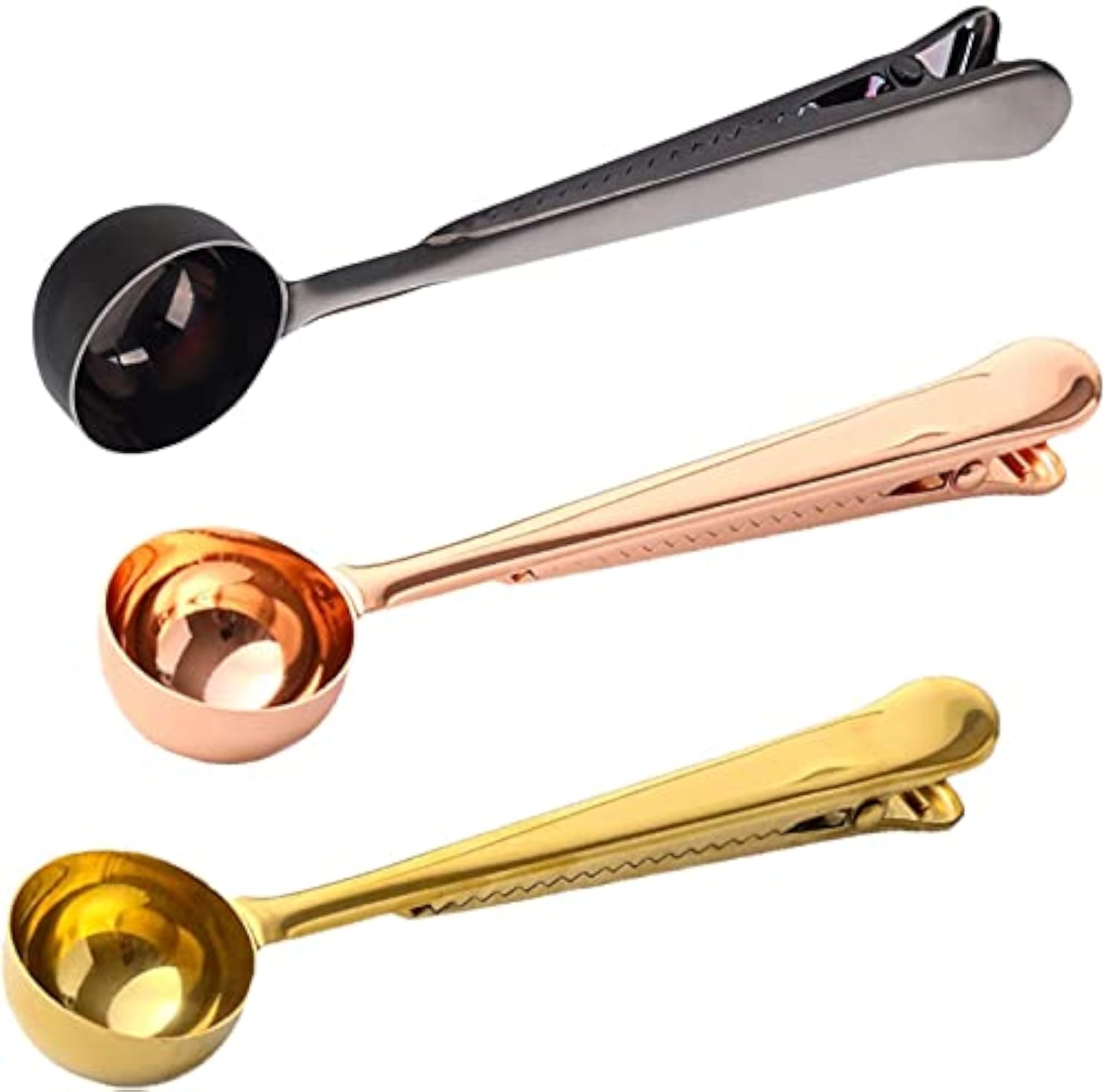 Coffee Scoop Clip Stainless Steel Tablespoon