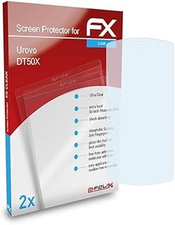 atFoliX Screen Protection Film compatible with Urovo DT50X Screen Protector, ultra-clear FX Protective Film (2X)
