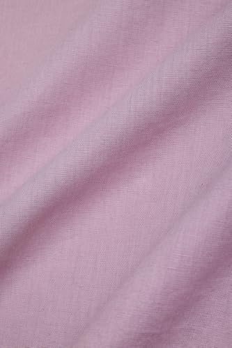 Image of SNITCH Men Casual Shirt | Regular Fit Full Sleeve Spread Collar Solid Pattern | Breathable Cotton Linen Blend & Lightweight Fabric for Summer, Vacation & Smart Casual Wear