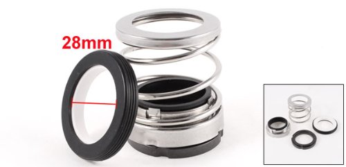 Image of uxcell BIA-28 28mm Inner Diameter Single Coil Spring Bellows Mechanical Seal