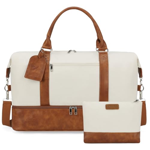 Oeihuivt 21-Inch Women’s Weekender Duffel Bag Set