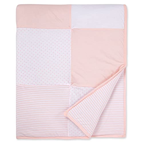 Burt's Bees Baby Unisex Baby Gift Set - Baby Sleeper Gowns, Hats, Reversible Quilt & Plush, Organic Cotton Essentials Bundle2