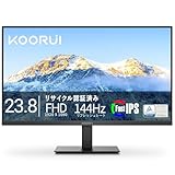 KOORUI ゲーミングモニター 24インチ 144Hz フルHD モニター IPSパネル (HDMI/VGA/AdaptiveSync/VESA対応/ブルーライト軽減) E2411K
