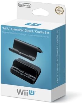 Wii U GamePad Stand/Cradle Set - Black