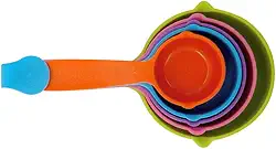 Tuut, Linha Utilidades, Jogo com 5 Medidores, 60ml a 250ml