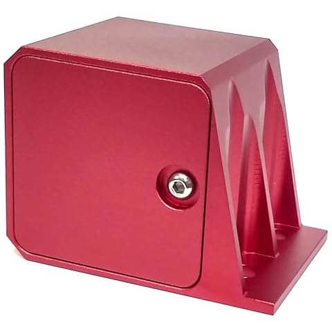 JUSTHANGIN' Red Anodized Aluminum Y-Stepper Heat Dissipation Housing fits Ender 3 V2, Ender 3 Pro, Ender 3 S1, Ender 3 V2 Neo, Ender 3 Max Neo, and Others with a 40x40 Y-Axis Aluminum Extrusion Cover