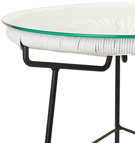 EUROSILLA Acapulco Tavolo per Giardino, Bianco, 45...