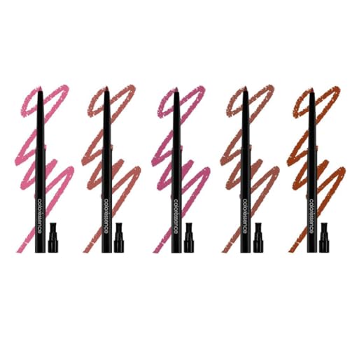 Image of Coloressence Pout Perfect Matte Lip Liner Combo Set of 5 Shades (Office Week Combo) | Long Lasting | Lightweight | Highly Pigmented | Non-Drying Formula | Waterproof