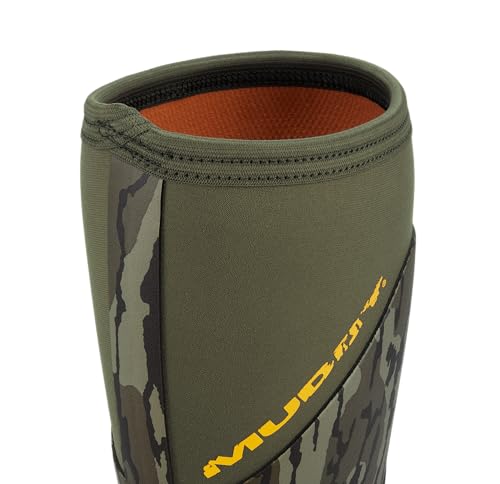 Muddy Men's DV8 Non-Insulated Mid Calf Boot, 13" Mossy Oak Bottomland, 73