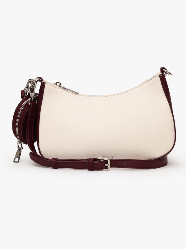 Image of Kazo Sophia Shoulder Bag | Premium Faux Leather Handbag for Women | Timeless Sophisticated Silhouette with Generous Interior