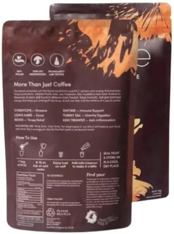 Organic 6 Adaptogenic Mushrooms Instant Coffee Blend Review