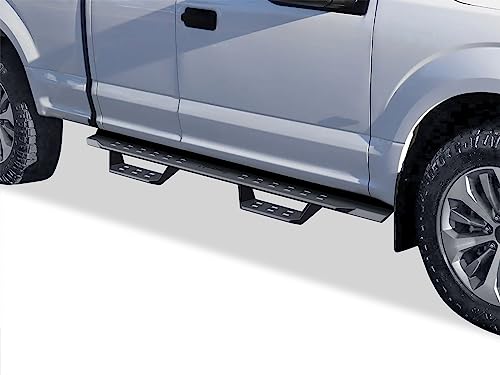 Barra lateral tubular negra para Ford F150 y Super Duty