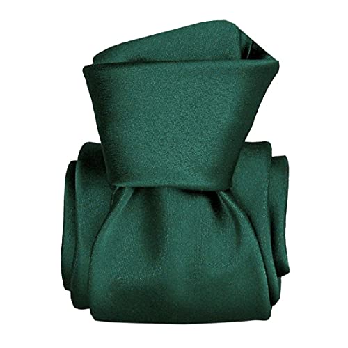 Cravate soie verte Segni Et Disegni : l'accessoire satiné des rendez-vous