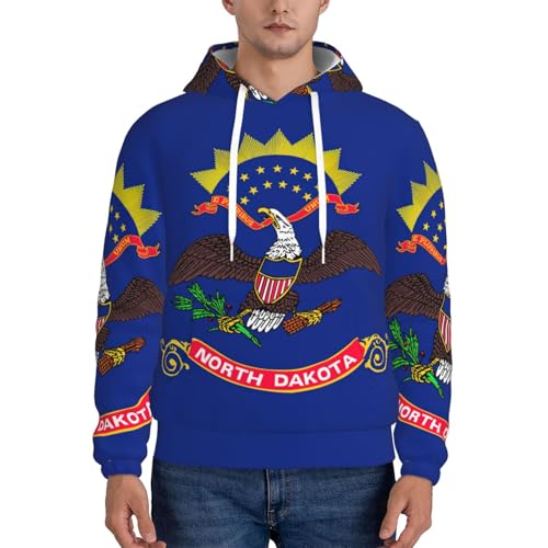 Sweat à capuche homme EdWal polyester pull sport imprimé usa