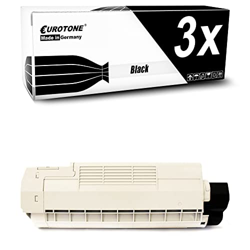 Toner Oki ES6410DN Eurotone noir haute capacité lot de 3 recharges pour impression nette