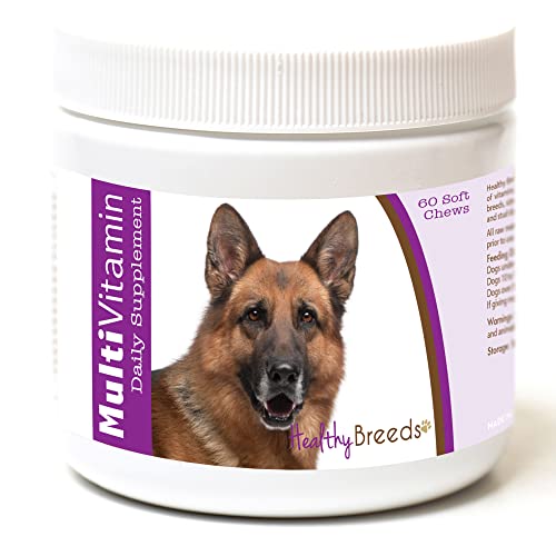 Healthy Breeds German Shepherd Multi-Vitamin Soft Chews 60 Count