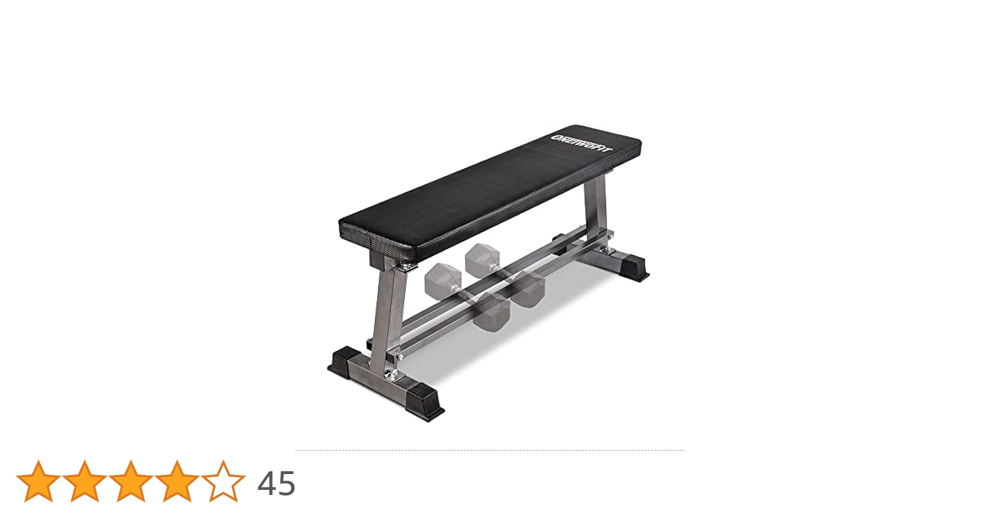 Amazon.co.jp: OneTwoFit トレーニングベンチ フラットベンチ