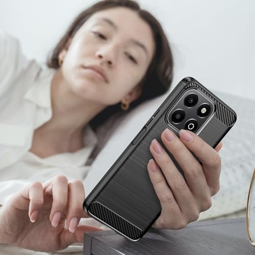 CHXINGCHEN Case for Honor X6b, Premium Soft TPU Shockproof Anti-slip Anti-Scratch Phone Case for Honor X6b - Black CHXINGCHEN Case for Honor X6b, Premium Soft TPU Shockproof Anti-slip Anti-Scratch Phone Case for Honor X6b - Black