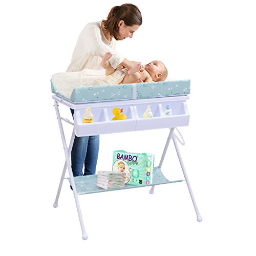 folding baby changing station