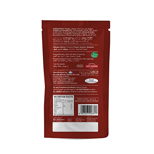Image of Tasty Nibbles Prawn Pickle 200g Pouch [Pack of 3]