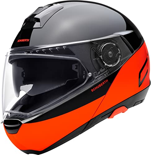 Schuberth C4 Pro Swipe Casco Schwarz/Orange