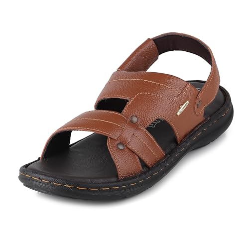 Image of Red Chief Genuine Leather Formal Slip-On Sandal for Men | RC3908