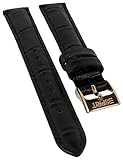  Esprit Ersatzband  Uhrenarmband 13mm Lederband Krokoprägung schwarz ES103282