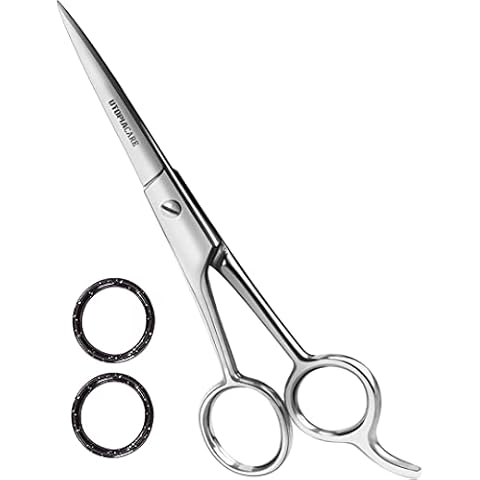 Utopia Care Hairdressing Scissors - 5.5" Sharp Stainless Steel Hair Cutting Scissors and Barber Salon Hair Scissors for Professional Hairdressers, Men, Women, Children and Adults (Silver) Cover