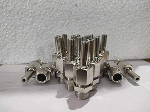 Brass Adjustable Type Fountain Nozzle Multi Direction Ball Joint Jet Nozzle with Water Sprinkler Spray Head (Nozzle Hole 4mm Thread size 1/4 inch BSP) (PACK OF 20PCS)-image-25