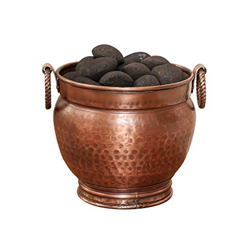 Copper Coal Storage Scuttle Container Bucket (BJ43)