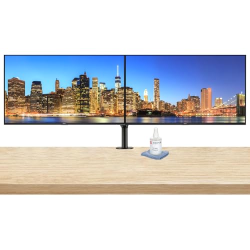 Image of Dell Pro P P2726H 27″ Full HD (1920 x 1080) 120Hz LED Business Monitor, 2-Pack Bundle with Adaptive-Sync, Mount Compatible, Anti-Glare, USB Type-C, HDMI, DisplayPort, Desk Mount Stand, Cleaning Kit