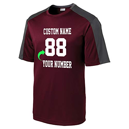 Customized Unisex and Ladies Jersey Personalized with Your Name and Team Number Soccer